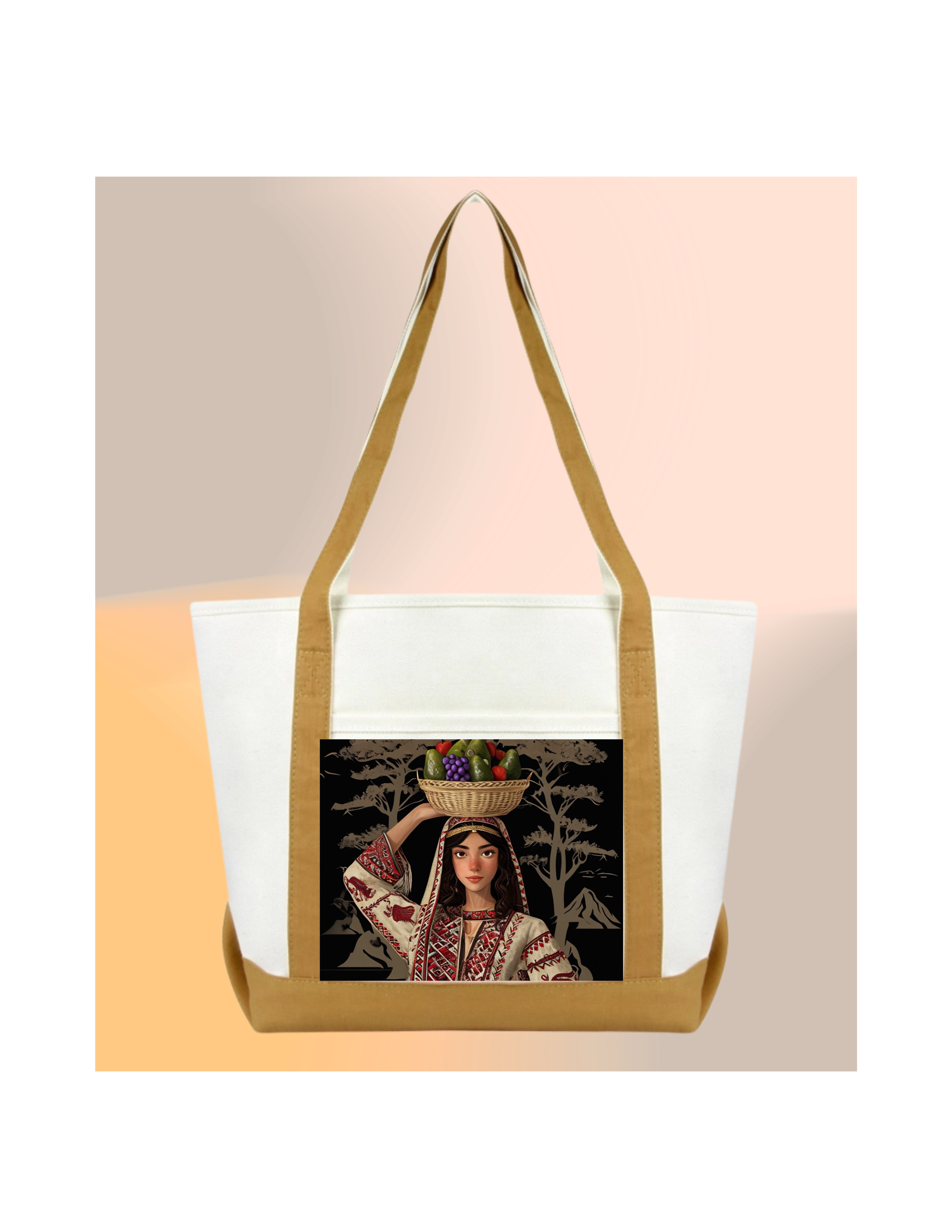 FALAHA FRAMED TOTE BAG